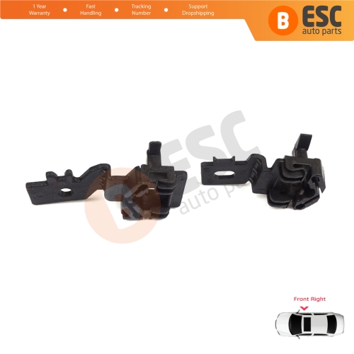 Window Regulator Repair Clips Set Front Right for Nissan Primera MK3 P12 WP12 2001-2008 Qashqai MK1 J10 NJ10 JJ10E 2006-2013 80770AV601