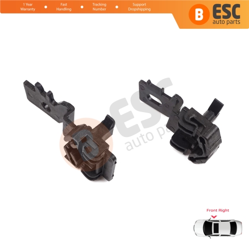 Window Regulator Repair Clips Set Front Right for Nissan Primera MK3 P12 WP12 2001-2008 Qashqai MK1 J10 NJ10 JJ10E 2006-2013 80770AV601