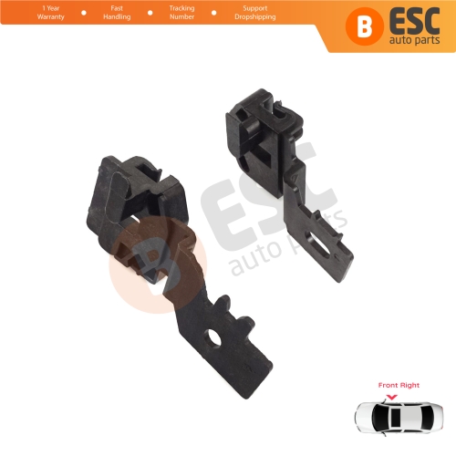 Window Regulator Repair Clips Set Front Right for Nissan Primera MK3 P12 WP12 2001-2008 Qashqai MK1 J10 NJ10 JJ10E 2006-2013 80770AV601