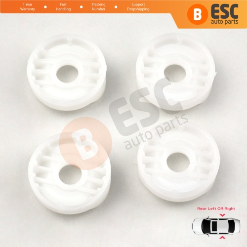 Rear Quarter Window Regulator Repair Clips for Renault Megane MK1 VW New Beetle 1Y7 Peugeot 206 2D 2-Door CC Coupe Cabrio