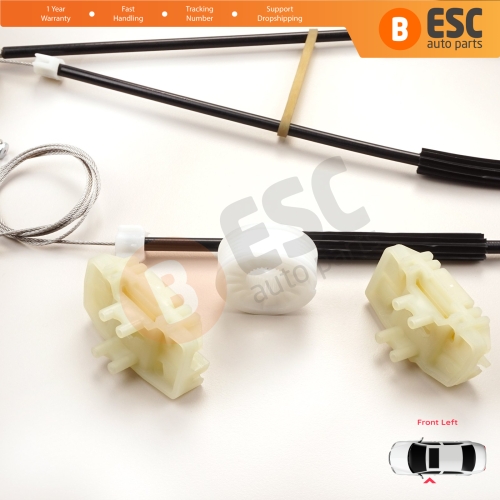 Power Window Regulator Repair Set Left for Seat Ibiza MK4 6J5 6P1 6J1 6P5 2008-2017 2/3 Door HB Coupe 6J3837401