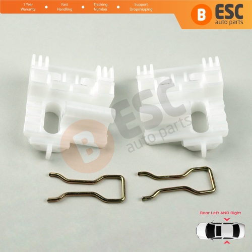 Power Window Regulator Repair Clips Rear Left Right for Jeep Liberty Cherokee KJ 2002-2007