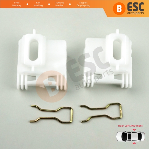 Power Window Regulator Repair Clips Rear Left Right for Jeep Liberty Cherokee KJ 2002-2007