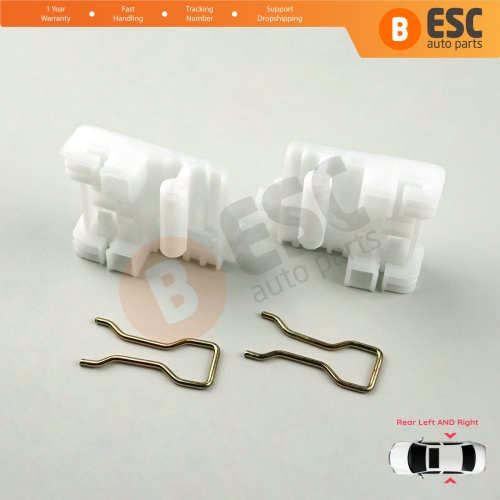 Power Window Regulator Repair Clips Rear Left Right for Jeep Liberty Cherokee KJ 2002-2007