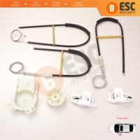 Window Regulator Repair Kit Front Left Door for Renault Megane MK2 2002-2008 4/5 Door 8201010926