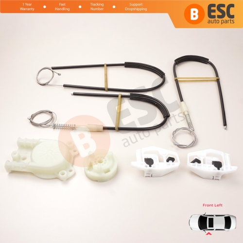 Window Regulator Repair Kit Front Left Door for Renault Megane MK2 2002-2008 4/5 Door 8201010926