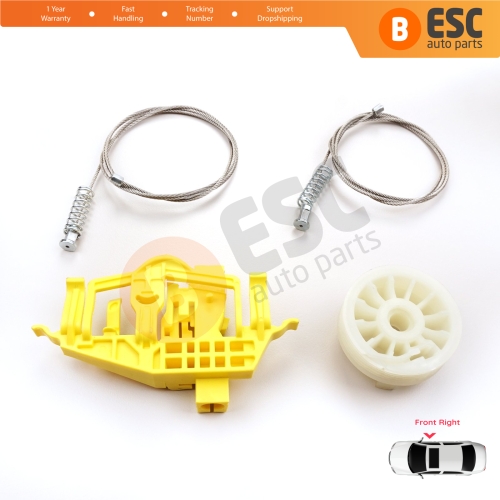 Window Regulator Repair Kit Front Right Door for Fiat Doblo MK2 263 2010-2020 Opel Combo D 51810879