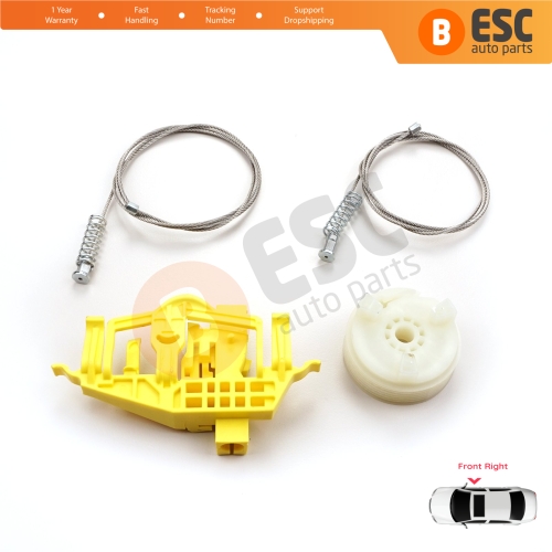 Window Regulator Repair Kit Front Right Door for Fiat Doblo MK2 263 2010-2020 Opel Combo D 51810879