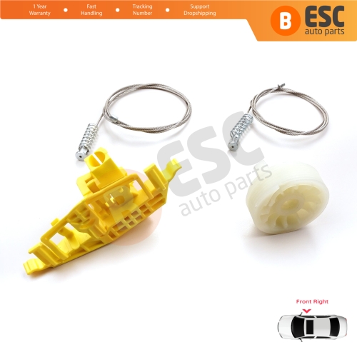 Window Regulator Repair Kit Front Right Door for Fiat Doblo MK2 263 2010-2020 Opel Combo D 51810879