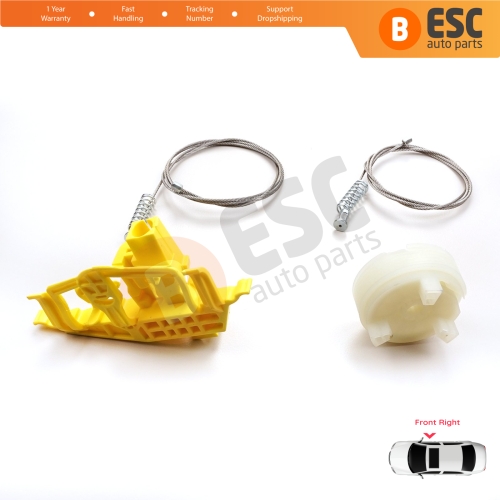 Window Regulator Repair Kit Front Right Door for Fiat Doblo MK2 263 2010-2020 Opel Combo D 51810879