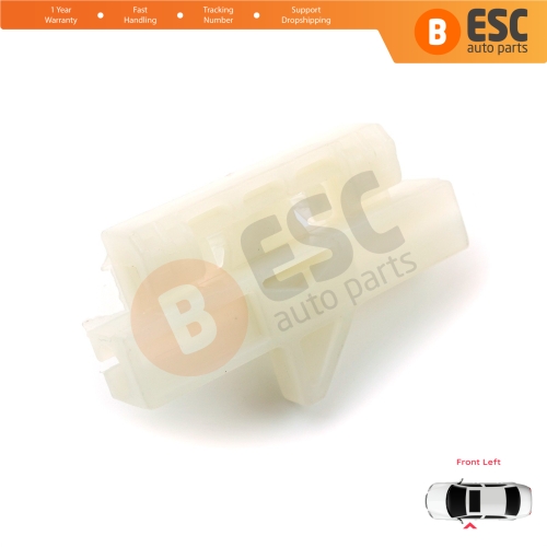 Window Regulator Repair Clips Front Left for Fiat Fiorino Qubo MK3 225 Peugeot Bipper Citroen Nemo AA 2008-2024 MPV Van 9221EP