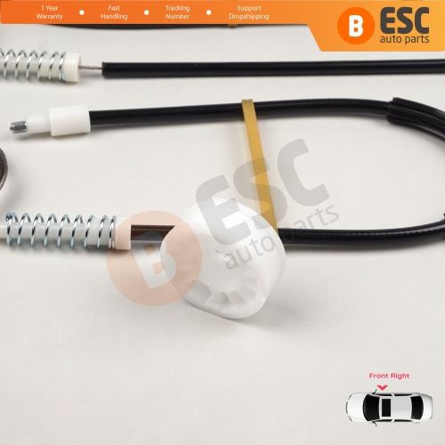 Window Regulator Repair Kit Front Right for Mercedes E Series W211 S211 2002-2009 4/5 Door A2117200446