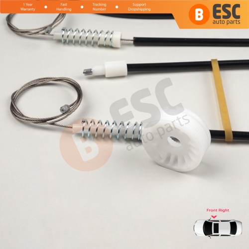 Window Regulator Repair Kit Front Right for Mercedes E Series W211 S211 2002-2009 4/5 Door A2117200446