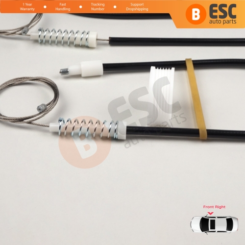 Window Regulator Repair Kit Front Right for Mercedes E Series W211 S211 2002-2009 4/5 Door A2117200446