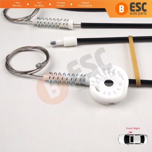 Window Regulator Repair Kit Front Right for Mercedes E Series W211 S211 2002-2009 4/5 Door A2117200446