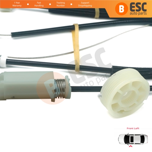 Window Regulator Repair Kit Left for Audi TT MK2 8J3 8J9 2006-2014 2-Door Coupe Convertible 8J0837461