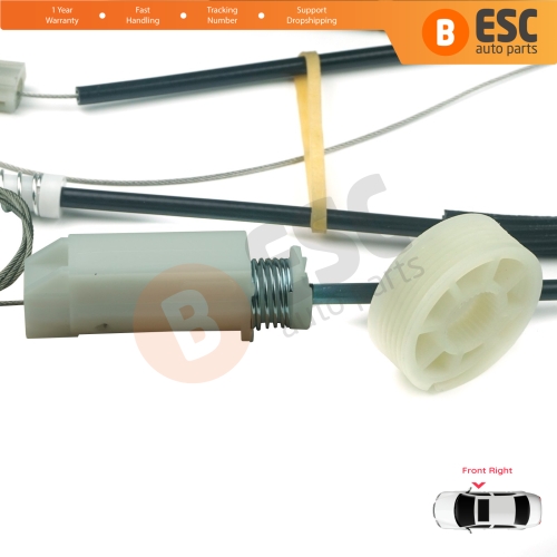 Window Regulator Repair Kit Right for Audi TT MK2 8J3 8J9 2006-2014 2-Door Coupe Convertible 8J0837462