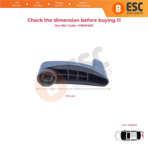 Rear Left Trunk Tailgate Door Inner Opener Handle For Ram Promaster 2014- Opel Movano 2021– Iveco Daily 2006- Toyota Proace Max 53282489 1ZP90JXWAB