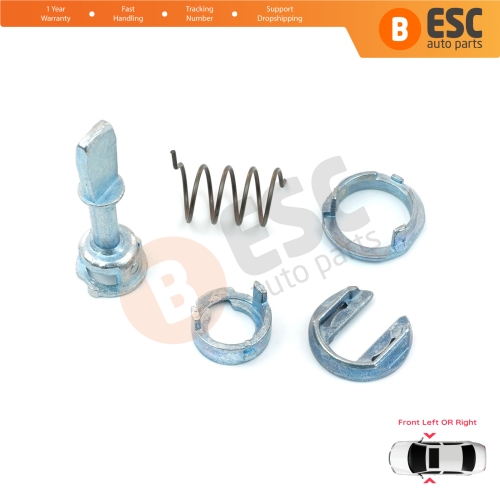 Front Door Lock Barrel 45 mm Repair Kit for VW Golf MK4 IV 1J 1J1 1J5 1997-2005 Hatchback Variant 1U0837167
