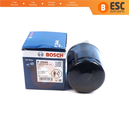 Oil Filter Genuine Bosch P 2044 0986452044 for Lexus ES GS IS LS SC RX LX GX