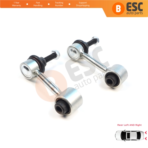 2 Pieces Rear Sway Bar Stabilizer Link for VW Beetle 5C Eos 1F Golf MK5 6 Jetta 5 6 Passat B6 B7 CC 357 358 Scirocco 3 Sharan 2 Tiguan 1 Touran 1 1K0505465C