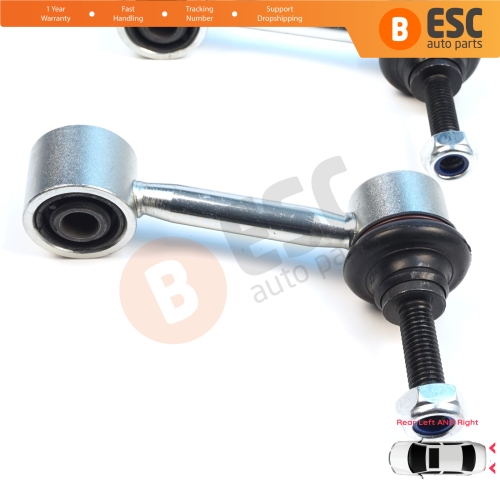 2 Pieces Rear Sway Bar Stabilizer Link for VW Beetle 5C Eos 1F Golf MK5 6 Jetta 5 6 Passat B6 B7 CC 357 358 Scirocco 3 Sharan 2 Tiguan 1 Touran 1 1K0505465C