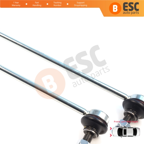2 Pieces Front Sway Bar Stabilizer Link for Cupra Seat Alhambra 2 Altea Ateca KH7 Formentor Leon Tarraco Toledo 3 1K0411315B