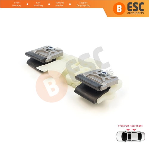 Window Regulator Repair Clips Right Door for Ford Fiesta MK6 CB1 CCN JA8 JR8 2008-2017 4/5 Door 1568365 1567309