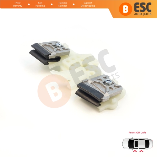 Window Regulator Repair Clips Left Door for Ford Fiesta MK6 CB1 CCN JA8 JR8 2008-2017 4/5 Door 1573811 1568451