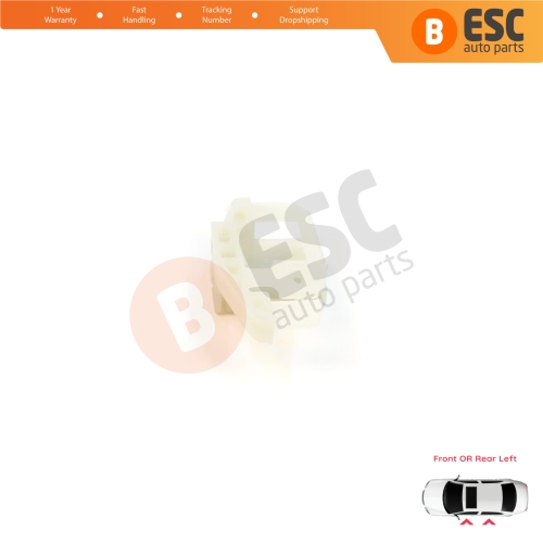 Window Regulator Repair Clips Front or Rear Left Door for Renault Scenic Grand Scenic MK2 JM0/1 2003-2009 8200118777