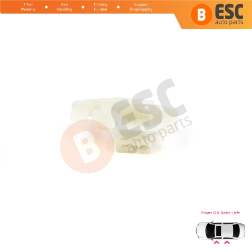 Window Regulator Repair Clips Front or Rear Left Door for Renault Scenic Grand Scenic MK2 JM0/1 2003-2009 8200118777