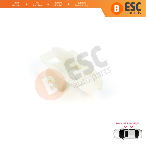 Window Regulator Repair Clips Front or Rear Right Door for Renault Scenic Grand Scenic MK2 JM0/1 2003-2009 8200118775