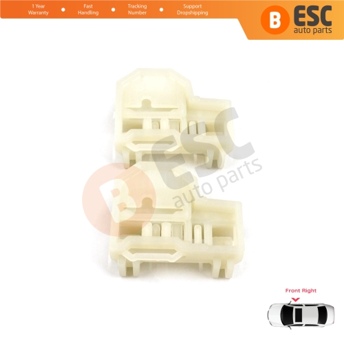 Window Regulator Repair Guide Clips Front Right for Pontiac Grand Am Sunfire 1995-2005 Oldsmobile Alero Cutlass MK6 Chevrolet Cavalier Malibu GM1351126