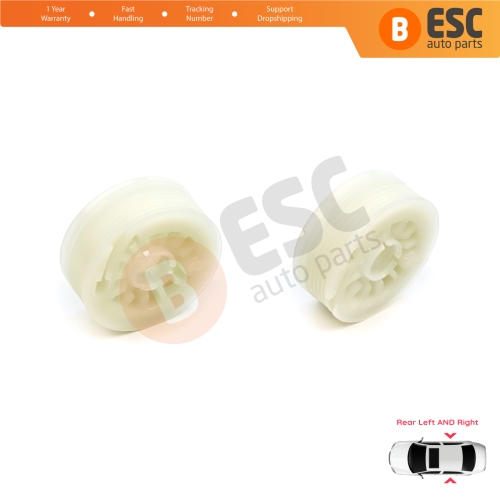 Window Regulator Repair Cable Roll Gear Reel Wheel Pulley Rear Left Right Door for Kia Ceed Cee'd MK2 JD 2012-2018 5-Door