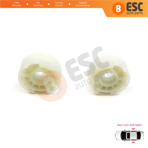 Window Regulator Repair Cable Roll Gear Reel Wheel Pulley Rear Left Right Door for Kia Ceed Cee'd MK2 JD 2012-2018 5-Door