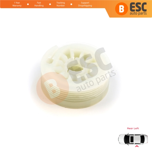 Window Regulator Repair Cable Roll Gear Reel Wheel Pulley Rear Left Door for Kia Ceed Cee'd MK2 JD 2012-2018 5-Door 83450A2010