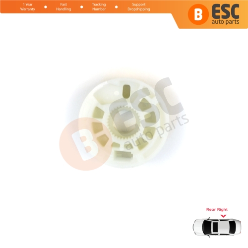 Window Regulator Repair Cable Roll Gear Reel Wheel Pulley Rear Right Door for Kia Ceed Cee'd MK2 JD 2012-2018 5-Door 83460A2010