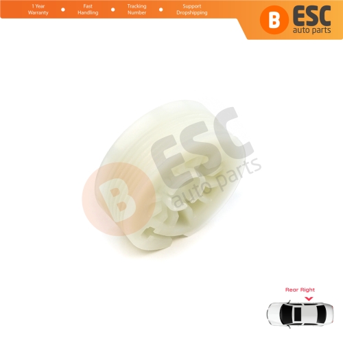 Window Regulator Repair Cable Roll Gear Reel Wheel Pulley Rear Right Door for Kia Ceed Cee'd MK2 JD 2012-2018 5-Door 83460A2010