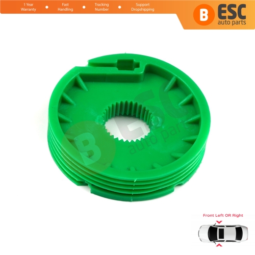 Window Regulator Repair Cable Roll Gear Reel Wheel Pulley Front Door PP61225PB 84934200 for Bentley Arnage Maserati Quattroporte