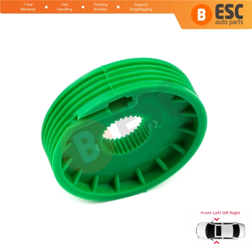 Window Regulator Repair Cable Roll Gear Reel Wheel Pulley Front Door PP61225PB 84934200 for Bentley Arnage Maserati Quattroporte