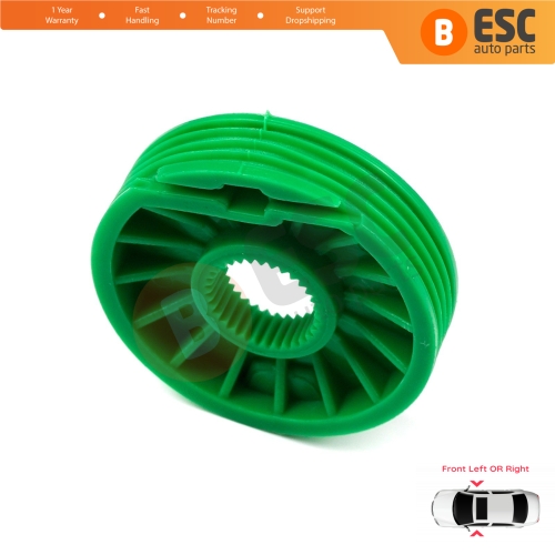 Window Regulator Repair Cable Roll Gear Reel Wheel Pulley Front Door PP61225PB 84934200 for Bentley Arnage Maserati Quattroporte