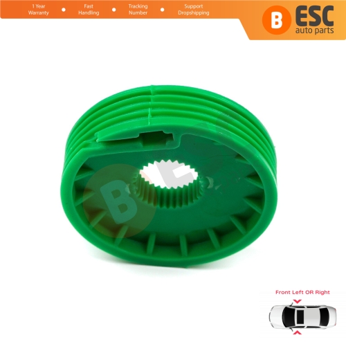 Window Regulator Repair Cable Roll Gear Reel Wheel Pulley Front Door PP61225PB 84934200 for Bentley Arnage Maserati Quattroporte