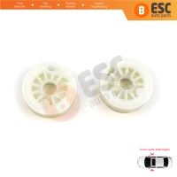Window Regulator Repair Cable Roll Gear Reel Wheel Pulley Front Left Right Door for Hyundai I30 MK2 GD 2011-2017 Kia Ceed MK2 JD 2012-2018 5-Door