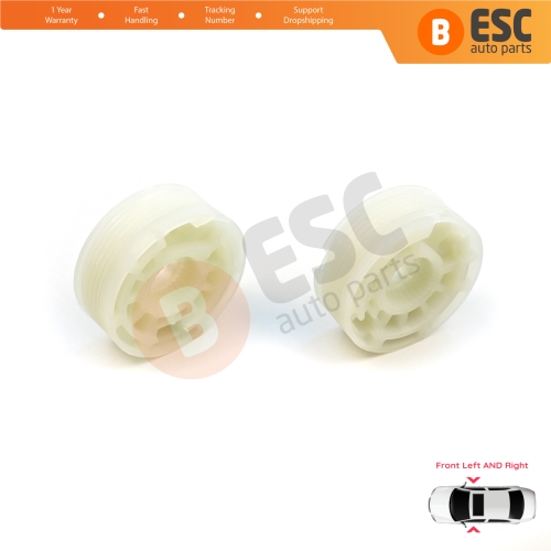 Window Regulator Repair Cable Roll Gear Reel Wheel Pulley Front Left Right Door for Hyundai I30 MK2 GD 2011-2017 Kia Ceed MK2 JD 2012-2018 5-Door