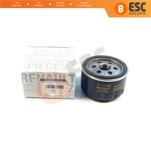 Oil Filter Genuine Renault MAIS 7700274177 for Mitsubishi Carisma Space Star Suzuki Grand Vitara Jimny Samurai