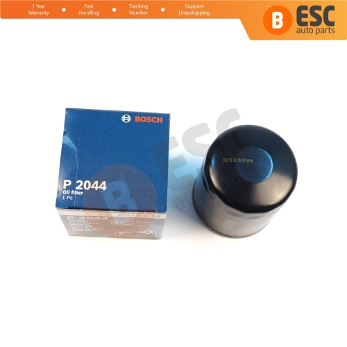 Oil Filter Genuine Bosch P 2044 0986452044 for Chrysler Voyager / Grand Voyager III Stratus JA JX Cirrus Voyager II ES