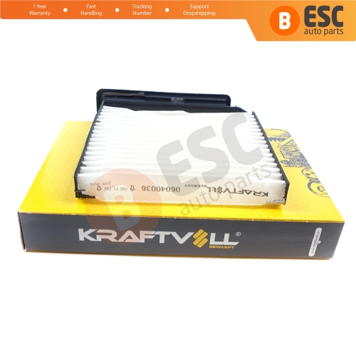 Cabin Air Particulate Pollen Filter Genuine KRAFTVOLL 06040036 for Renault Clio MK2 3 4 Duster MK1 HS Logan MK1 Sandero Stepway MK1 Twingo MK2 Wind
