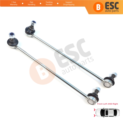 2 Pieces Front Sway Bar Stabilizer Link for VW Arteon Beetle Caddy CC Eos Golf Jetta Passat Scirocco Sharan Tiguan Touran T-Roc 1K0411315B