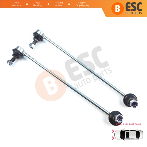 2 Pieces Front Sway Bar Stabilizer Link for VW Arteon Beetle Caddy CC Eos Golf Jetta Passat Scirocco Sharan Tiguan Touran T-Roc 1K0411315B