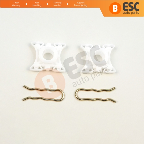 Window Regulator Sliding Shoe Pivot Clips For Opel Astra G Coupe Convertible T98 2000-2006 5140033 5140034